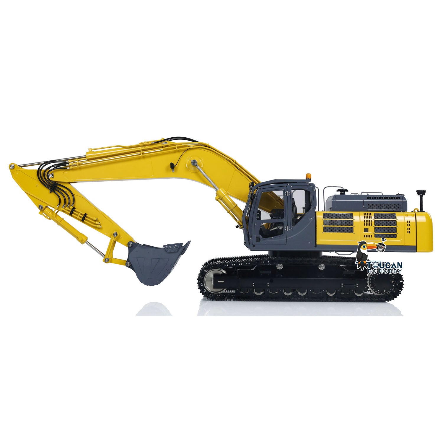 Custom LESU 1/14 SK500LC RC Hydraulic Excavator - Metal Wireless Remote Control Construction Toy, RTR PNP (580x443x255mm) with ESC Motor & Servo - Perfect for Construction Enthusiasts and RC Hobbyists