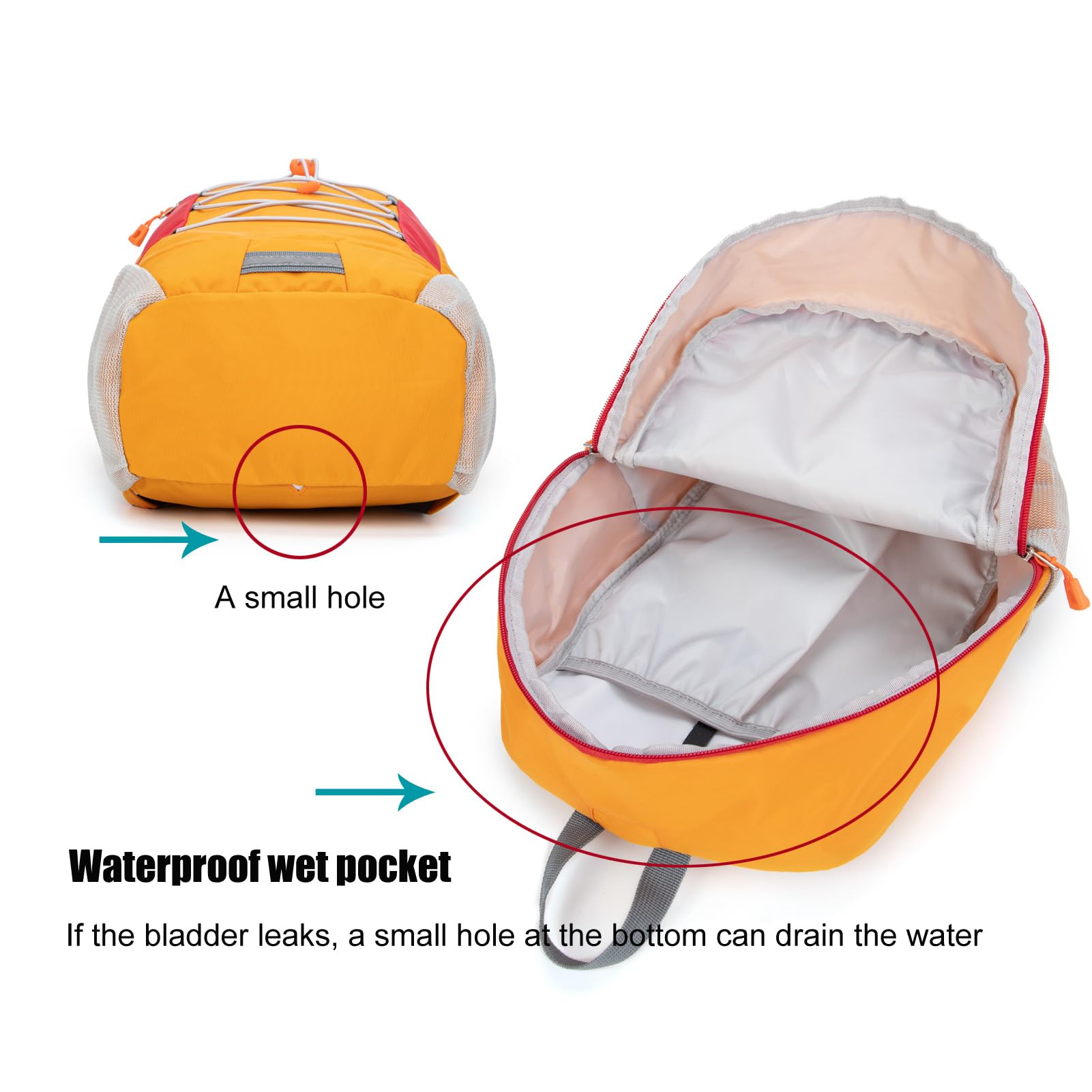 Best Kids Hiking Backpack for Boys & Girls - Lightweight Small Daypack for Camping, Travel & Outdoor Adventures - Durable Orange Backpack for Toddlers (Perfect for School, Day Trips & Nature Explorations)