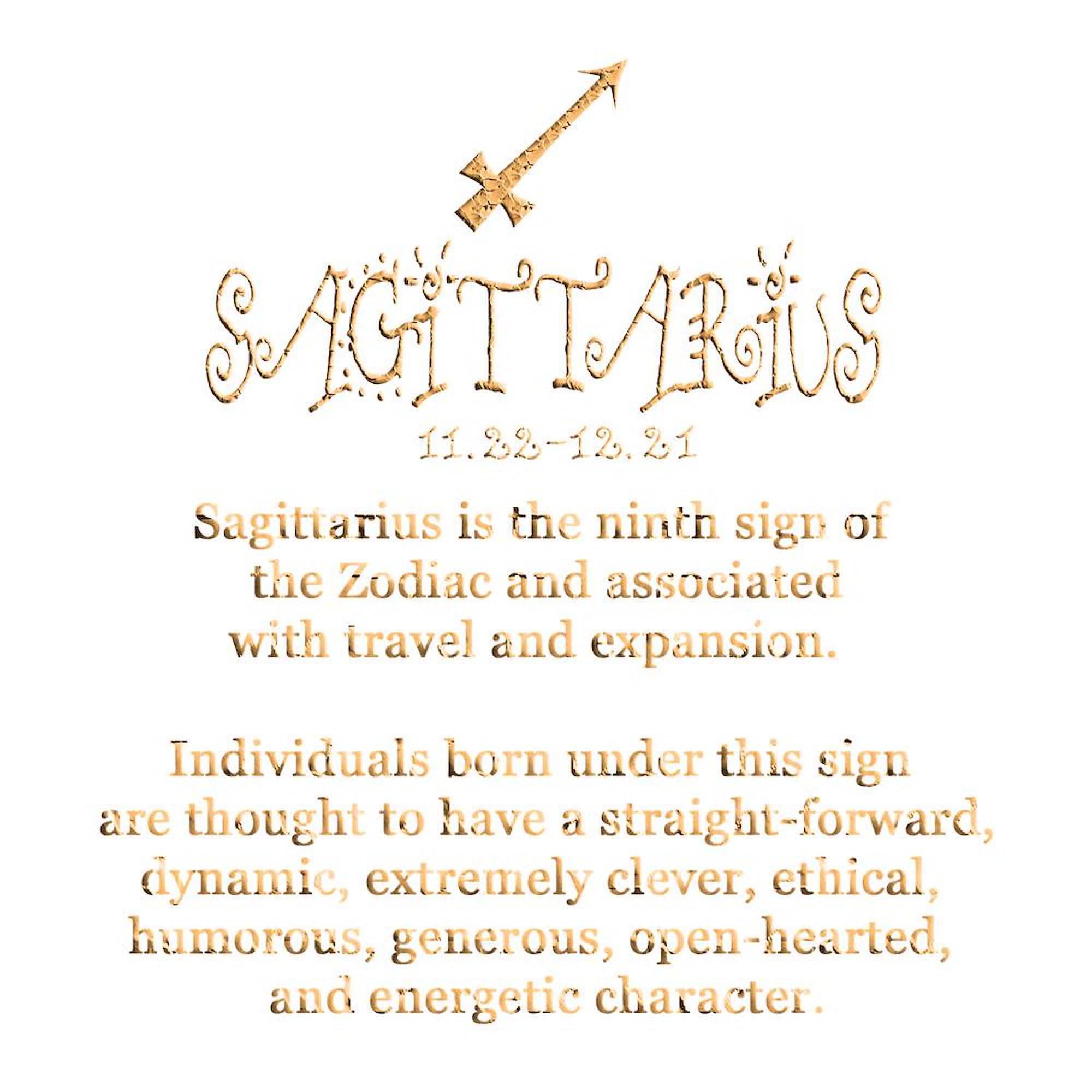 Sagittarius Zodiac Sign 11 oz Ceramic Coffee Mug - 325 ml White Tea Cup for Hot & Cold Drinks - Perfect for Home, Office, or Gift for Sagittarius Birthday