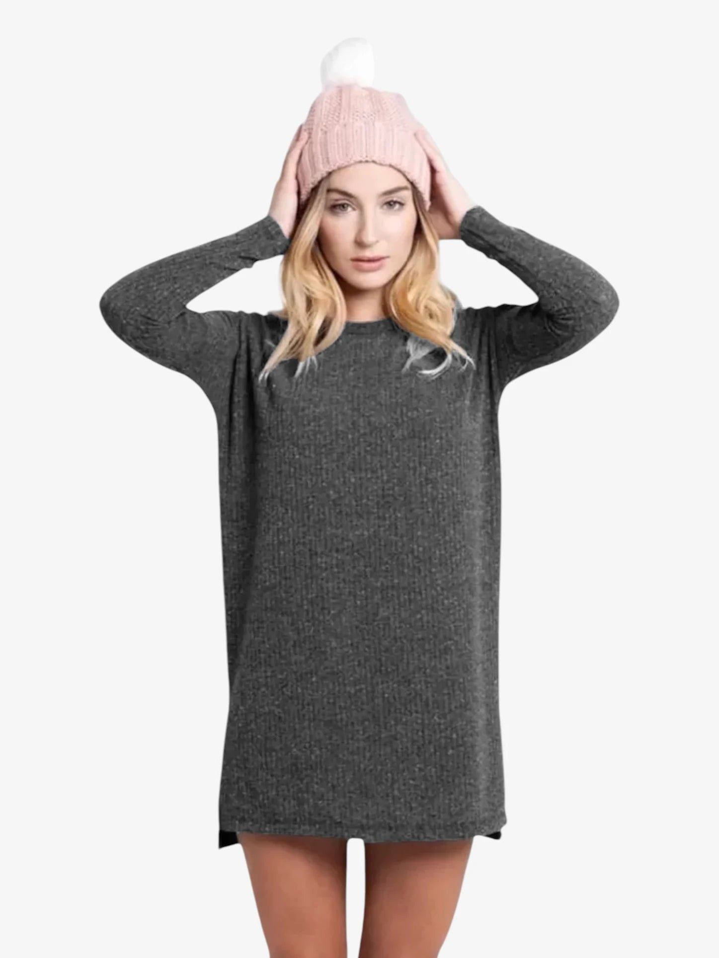 Rusty Blondie Dark Gray Dress for Women - Elegant Casual & Party Wear