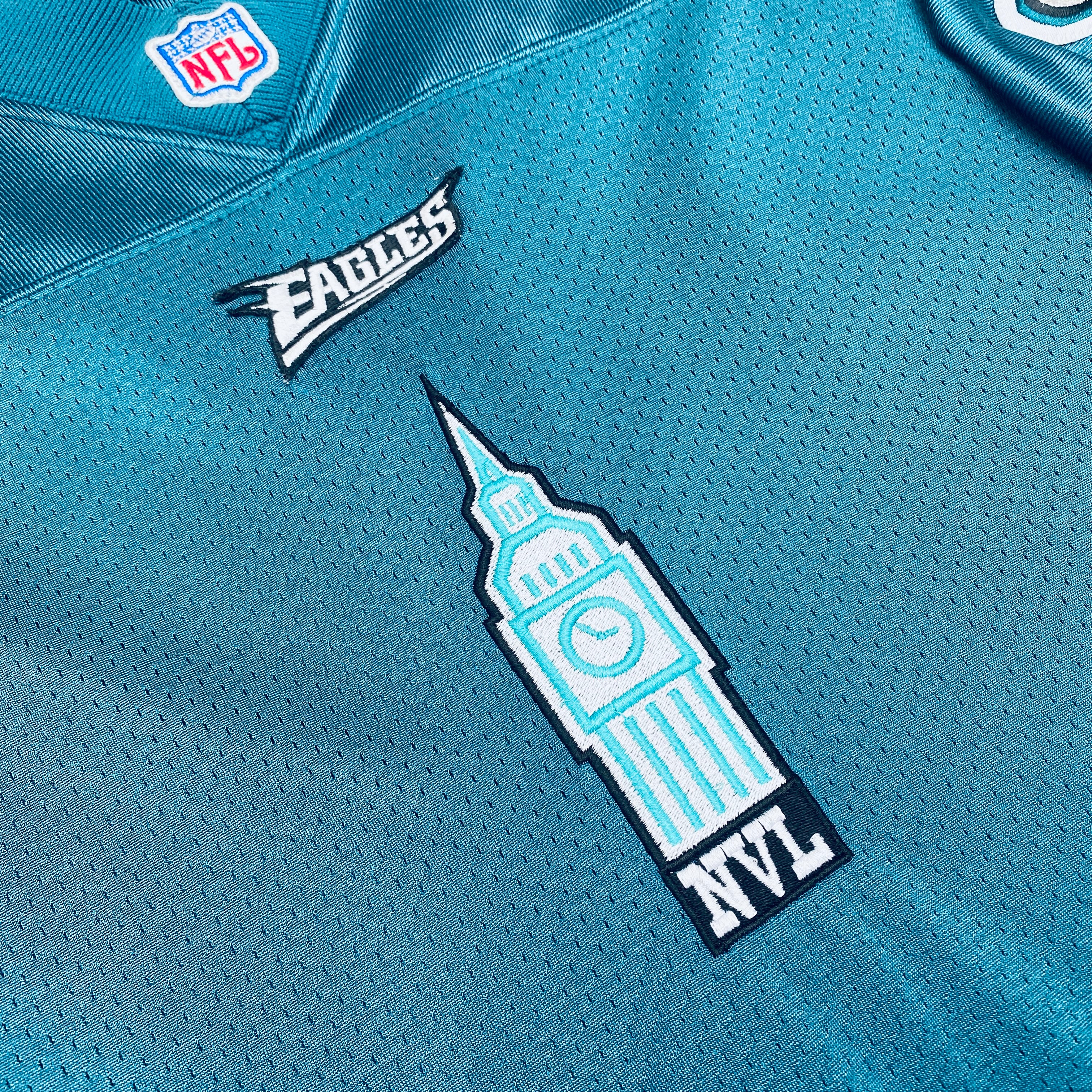 Philadelphia Eagles Embroidered Logo Proline Starter Jersey - Size L - Official NFL Replica Football Jersey for Men - Perfect for Game Day, Tailgating & Fan Apparel