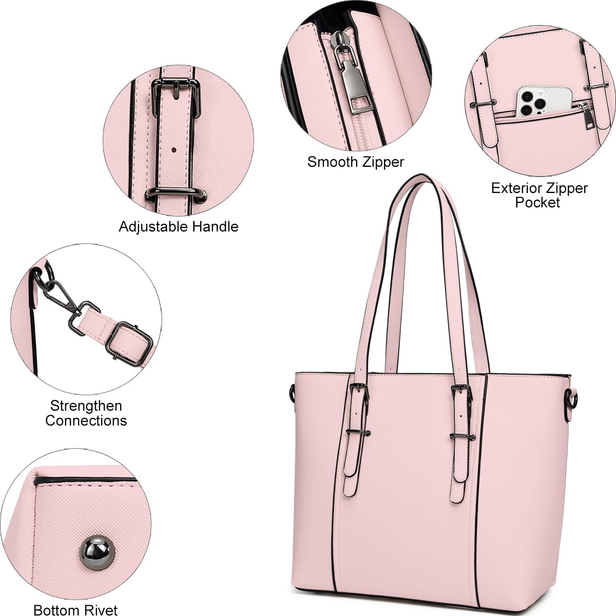 Stylish Women's Tote Shoulder Bags - Fashionable Purses & Satchel Handbags with Top Handle for Ladies | Perfect for Work, Travel & Everyday Use