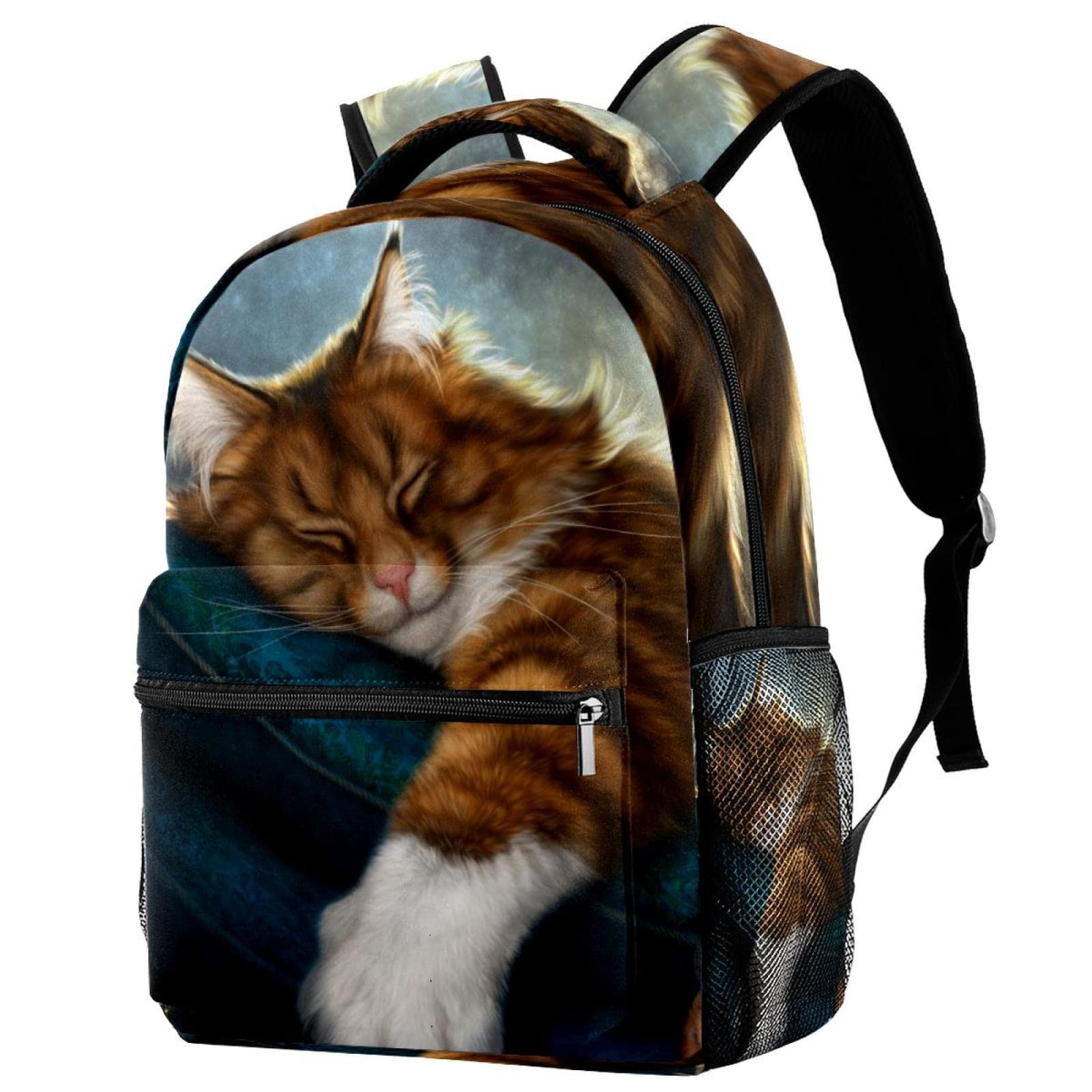 Fantasy Cat Backpack for Women & Men - School & Travel Use