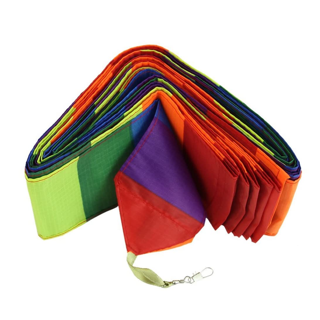 Colorful 10m Floating Kite Tail Streamer - Durable Fiber Accessory for Outdoor Kite Flying, Beach Parties & Park Activities