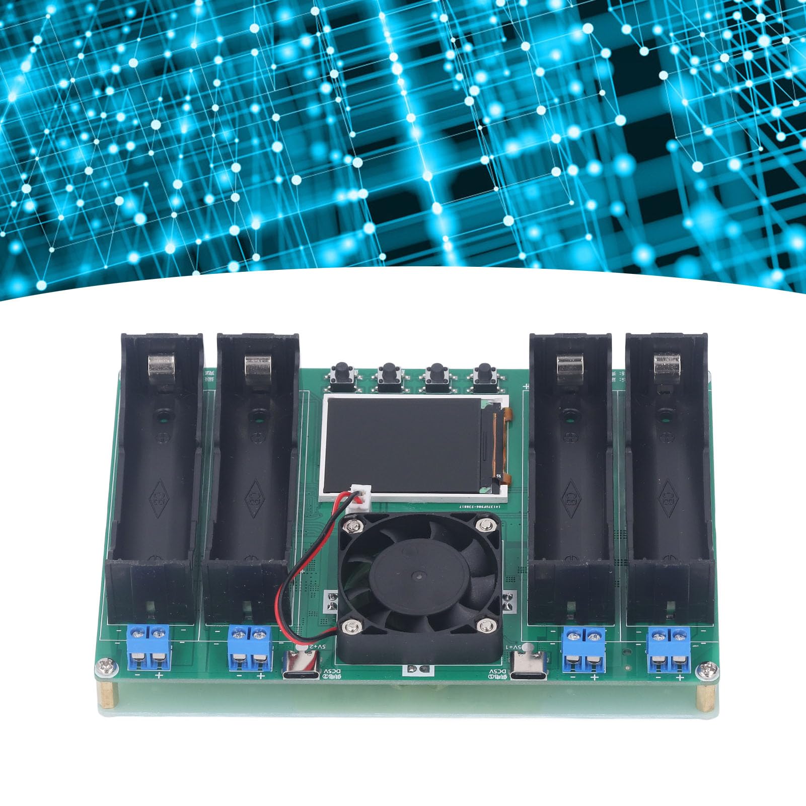 Digital Battery Capacity Tester Module - Accurate Power Meter for AA AAA Li-ion 18650 Batteries - Perfect for DIY Electronics, RC Toys, and Home Energy Storage Systems