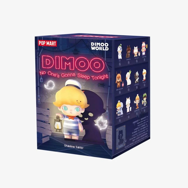 Dimoo No One's Gonna Sleep Tonight Series Collectible Action Figures - Cute Anime Character Model for Display, Gift & Home Decor
