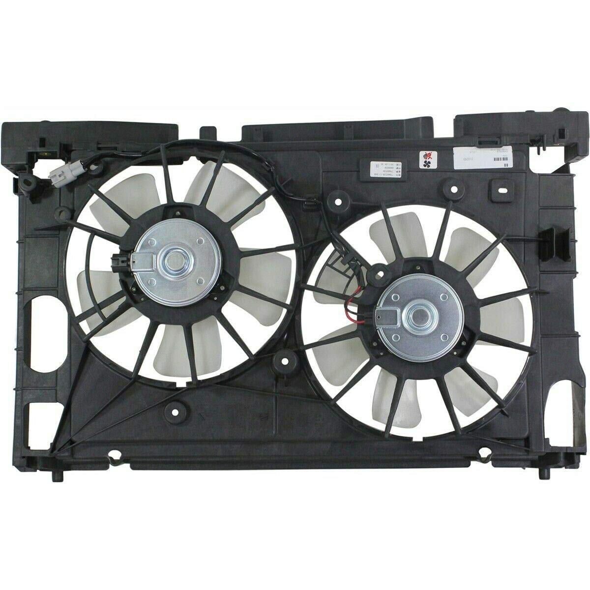 High-Performance Radiator Cooling Fan Replacement Compatible with Part Numbers 1671137040-PFM, 1636137010, 1636337010, 1636128360, 1636337020, TO3115159 - Perfect for Car Overheating Prevention & Engine Cooling System Repair
