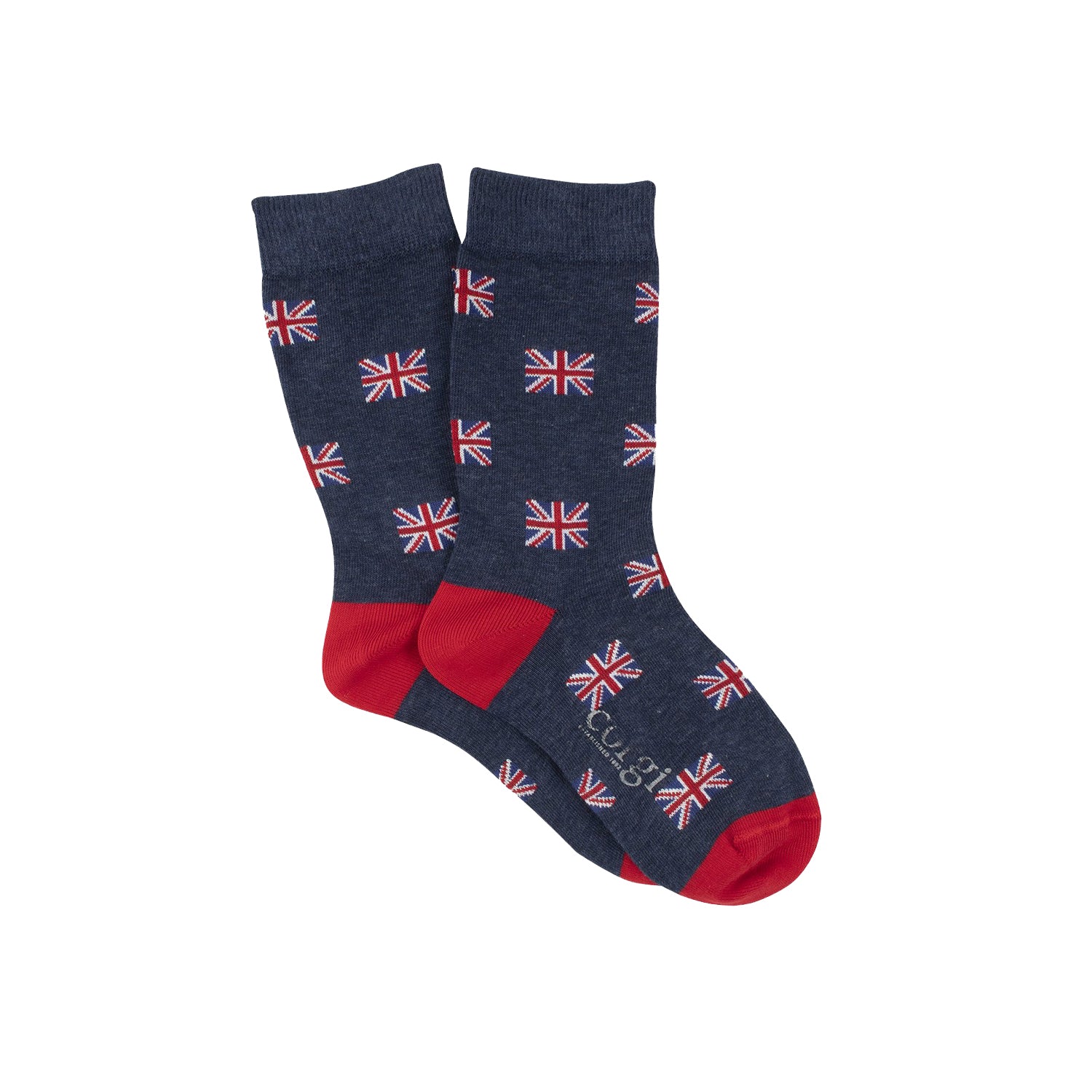 Kids Union Jack Cotton Socks - British Flag Pattern Ankle Socks for Boys & Girls - Soft Breathable Cotton Socks for School, Sports & Everyday Wear