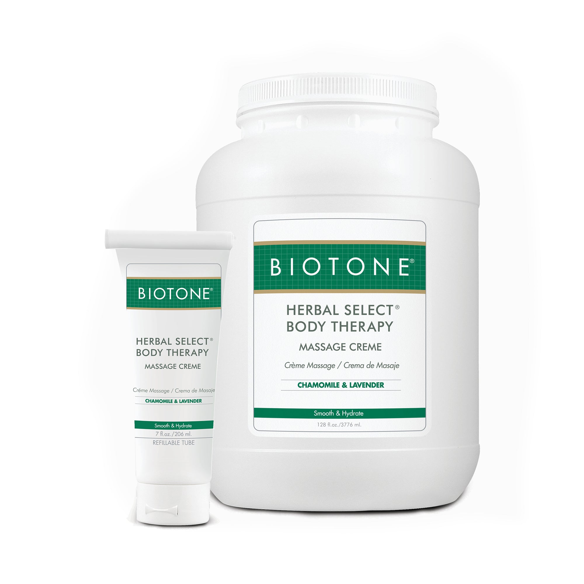 BIOTONE® Herbal Select Body Cream - Hydrating & Soothing Moisturizer for Dry Skin - Perfect for Massage, Spa & Daily Skincare Routine