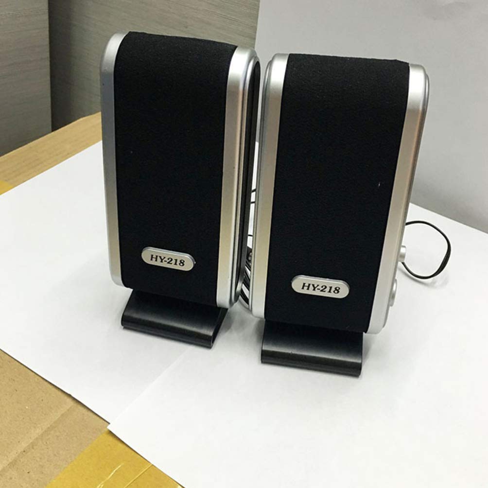 Garneck USB Powered Desktop Speakers - High Sound Quality Multimedia Mini Loudspeaker for Laptop, Computer, Tablet, Phone - Perfect for Home Office, Gaming, and Entertainment