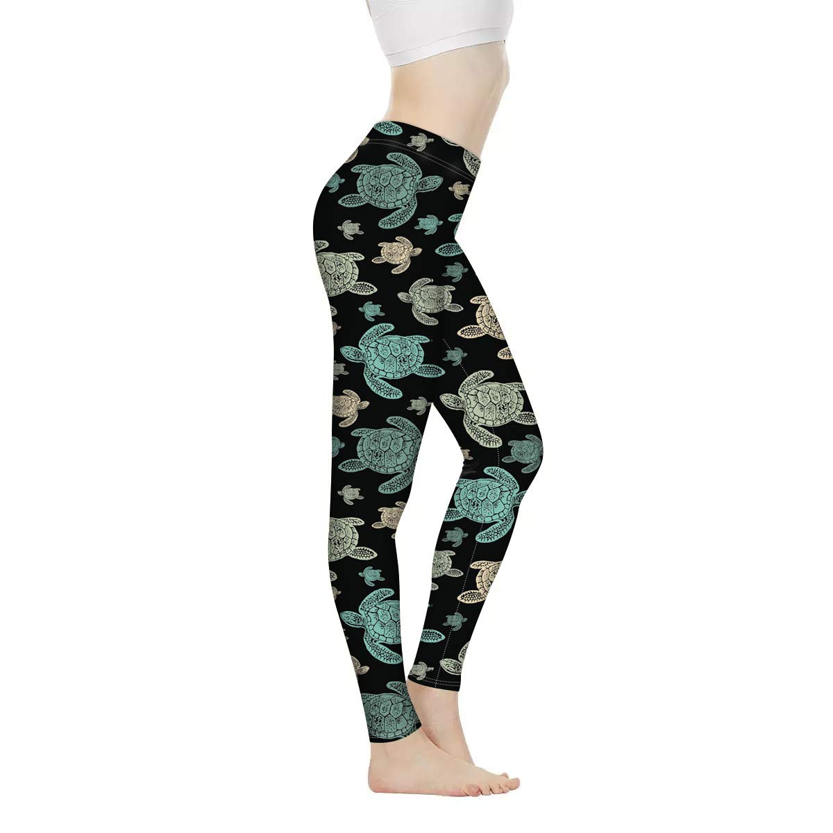 Xhuibop High Waisted Yoga Pants for Women - Tummy Control Workout Leggings, Stretchy Fitness Tights with Butt Lifting Design - Perfect for Yoga, Gym, Running & Everyday Wear