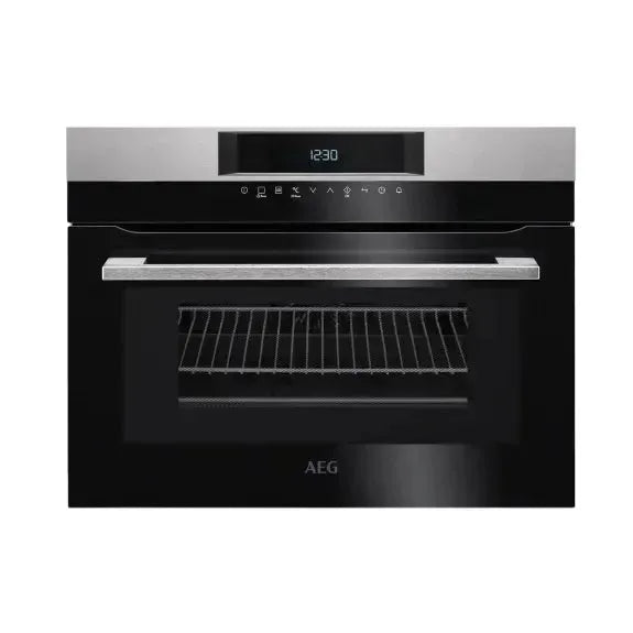 AEG 45cm Compact Built-In Combination Microwave Oven - Perfect for Small Kitchens & Apartments