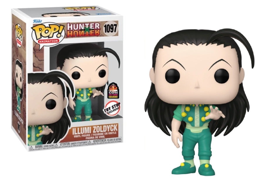 Hunter x Hunter Illumi Zoldyck LACC 2021 Exclusive Pop Vinyl Figure - Collectible Anime Merchandise for Fans & Gift for Anime Lovers