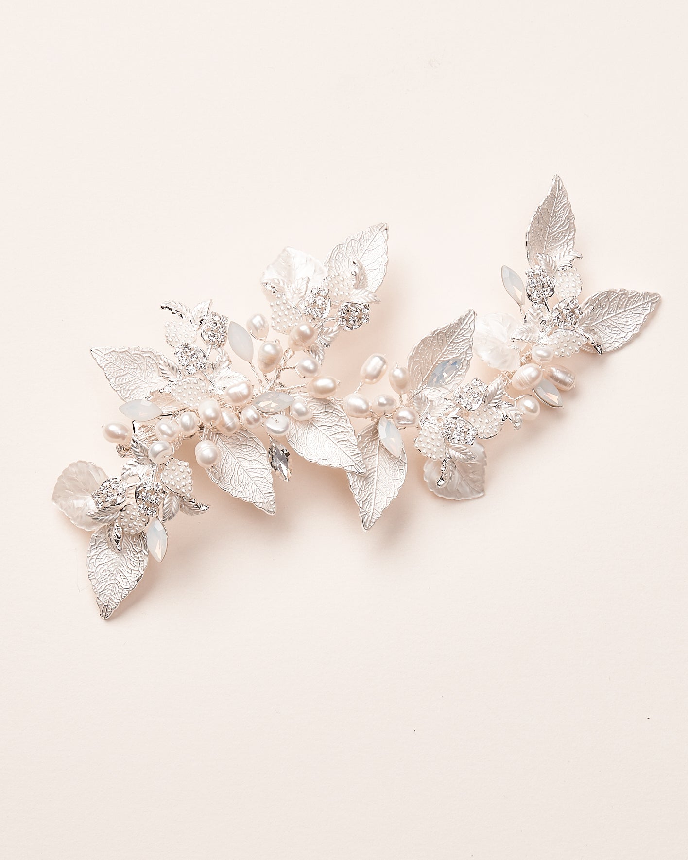 Cesili Pearl Hair Clips for Women - Elegant Pearl Barrettes for Updos, Ponytails & Braids - Perfect for Weddings, Parties & Everyday Styling