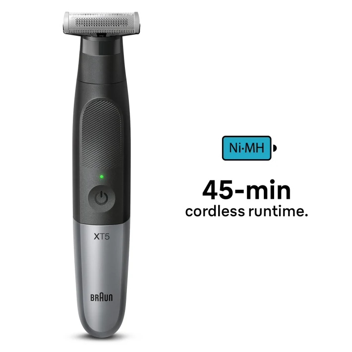 Braun Hybrid Trimmer for Men - Face & Body Grooming Kit with Precision Trimmer & Shaver - Perfect for Travel, Home, and Gym Use