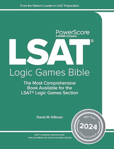 PowerScore LSAT Logic Games Bible 2024 Edition - Best LSAT Prep Book for Logic Games Mastery | Perfect for Law School Admission Test Preparation & Self-Study
