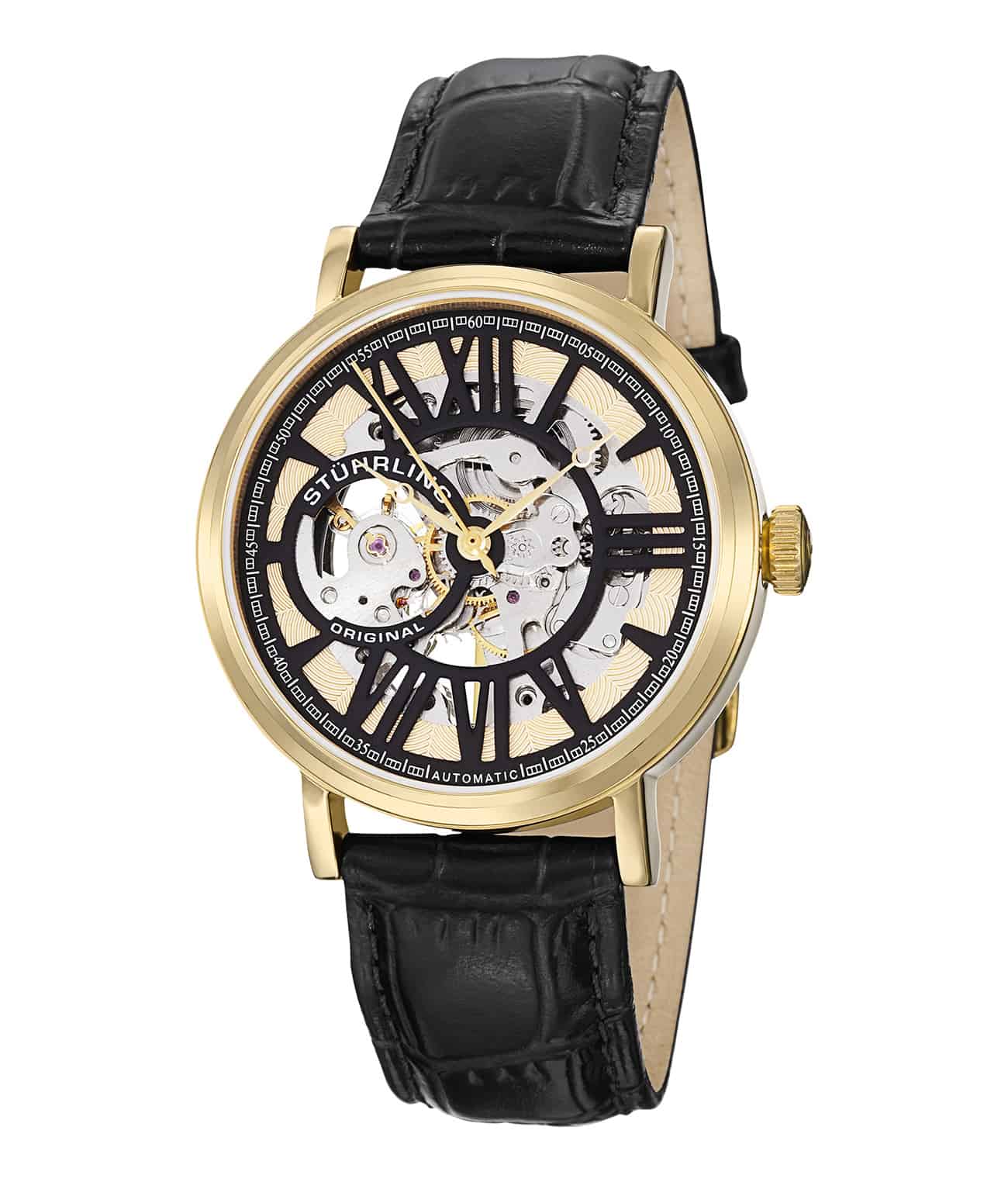 Grey Dial / Rose Case / Brown Leather Strap Tang Buckle