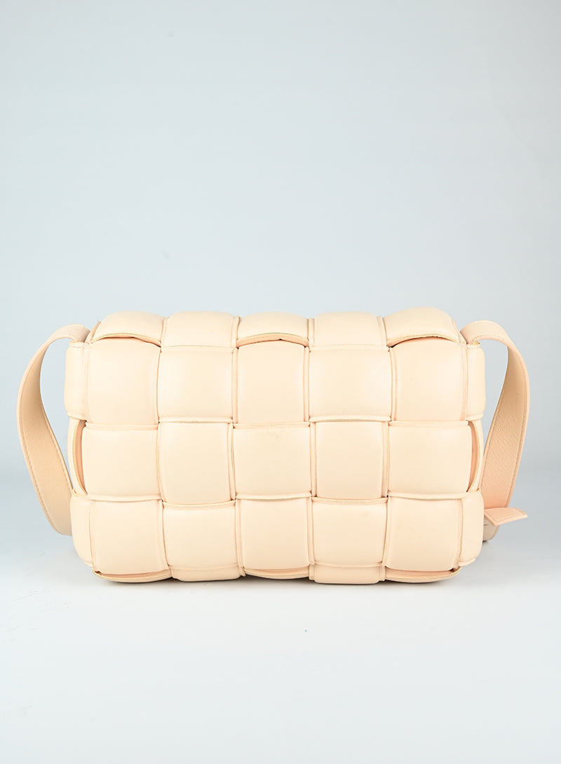 Bottega Veneta Padded Cassette Bag in Pink - Luxury Crossbody Shoulder Bag for Women | Perfect for Date Night, Office & Travel Accessories
