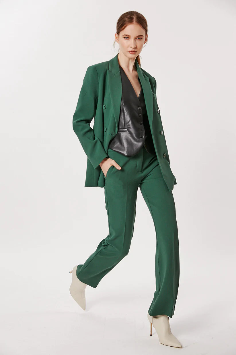 Loren Tailored Pants for Women - Slim Fit High Waist Dress Pants for Office, Business & Formal Occasions