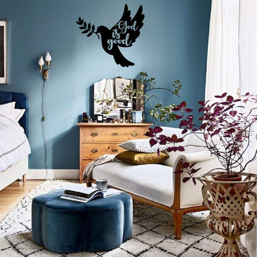 Steel Roots Dove of Peace Wall Art - Indoor & Outdoor Decor for Living Room, Bedroom, Gift