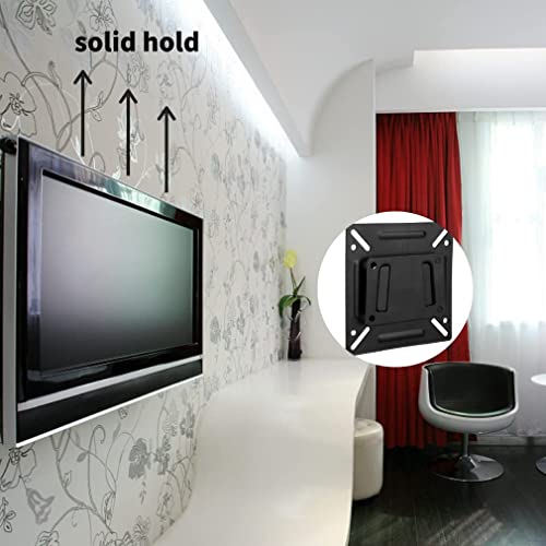 Heavy Duty RV TV Wall Mount Bracket for 14-32 Inch LED LCD Flat Screen TVs - Adjustable Wall Hung TV Mount with Solid Support for Campers, Trailers & Small Spaces - Perfect for Home, Office & Mobile Living (4.7 x 4.7 x 0.3 in)
