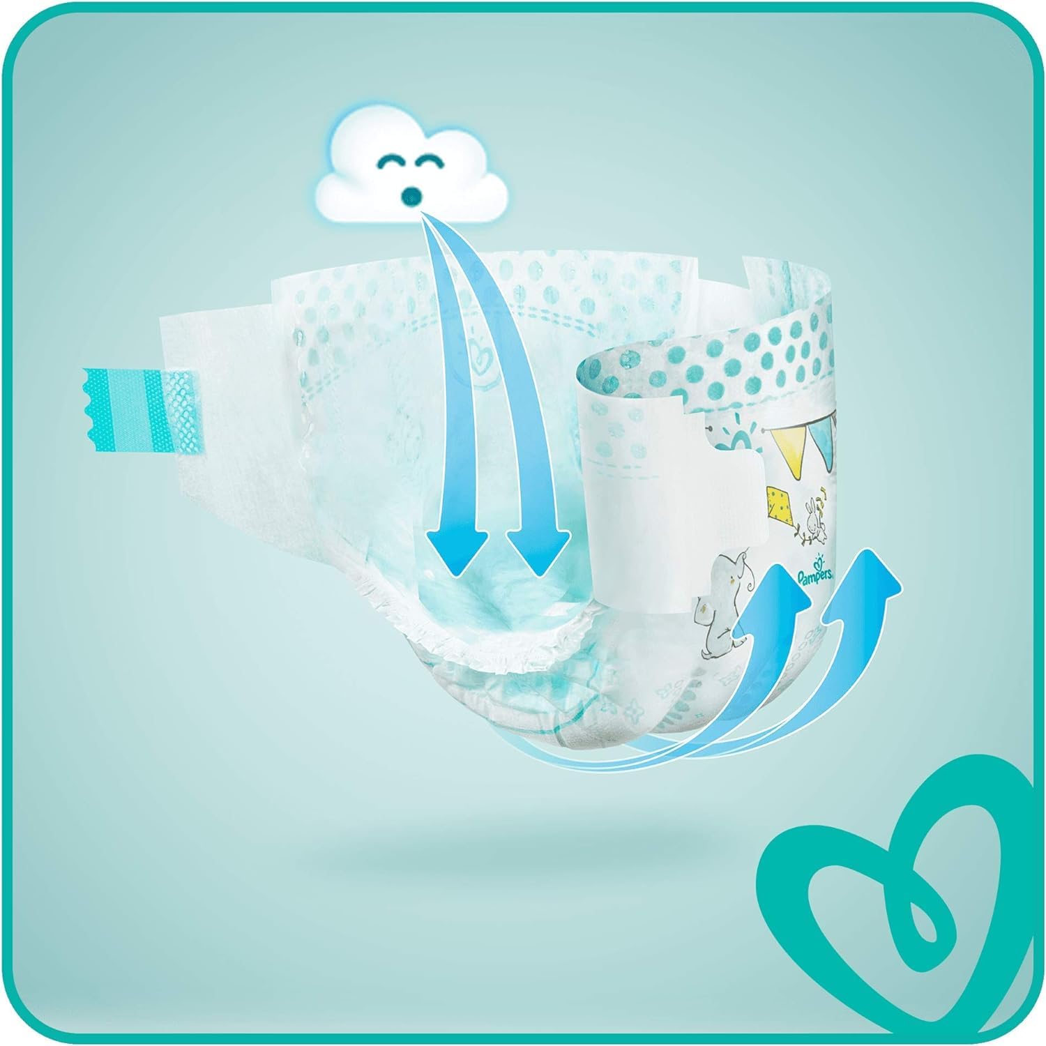 Pampers Baby-Dry Size 5 Diapers (11-16 kg) - 127 Count Mega Pack | Up to 12 Hours Protection with Double Leak Barrier | Ideal for Overnight Use and Active Toddlers