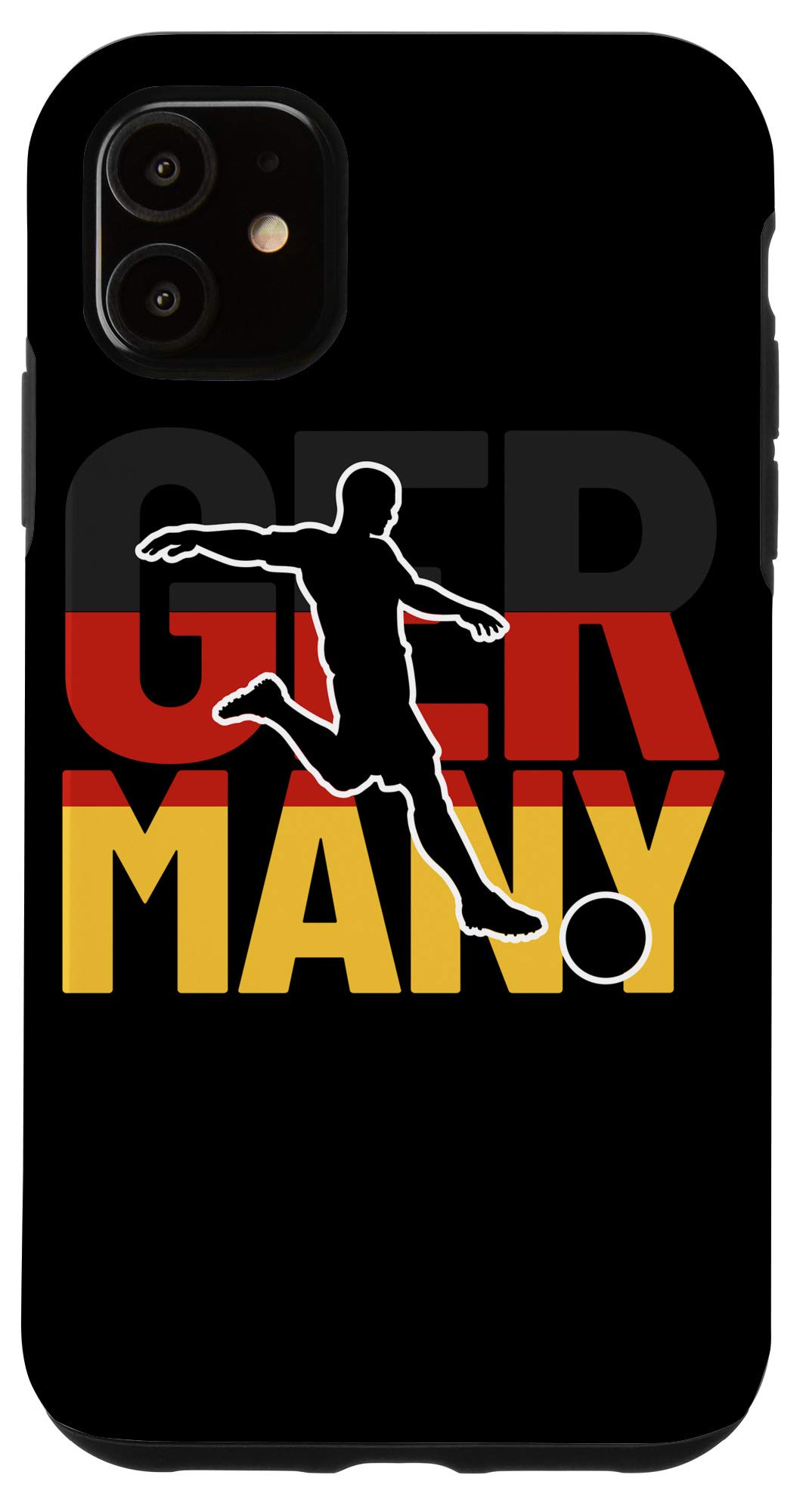 iPhone 11 Germany Soccer Phone Case - Premium Protective Cover for German Soccer Fans | Perfect for Bundesliga Matches & National Team Supporters