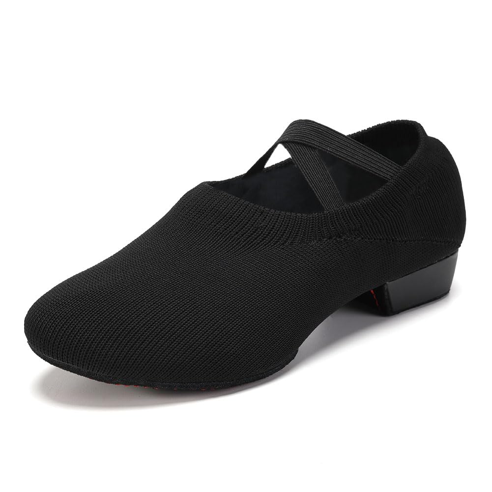 Women's Professional Ballroom Dance Shoes - Latin Salsa Practice Shoes with Non-Slip Sole for Dance Classes & Performances | Perfect for Beginners, Instructors & Social Dancing