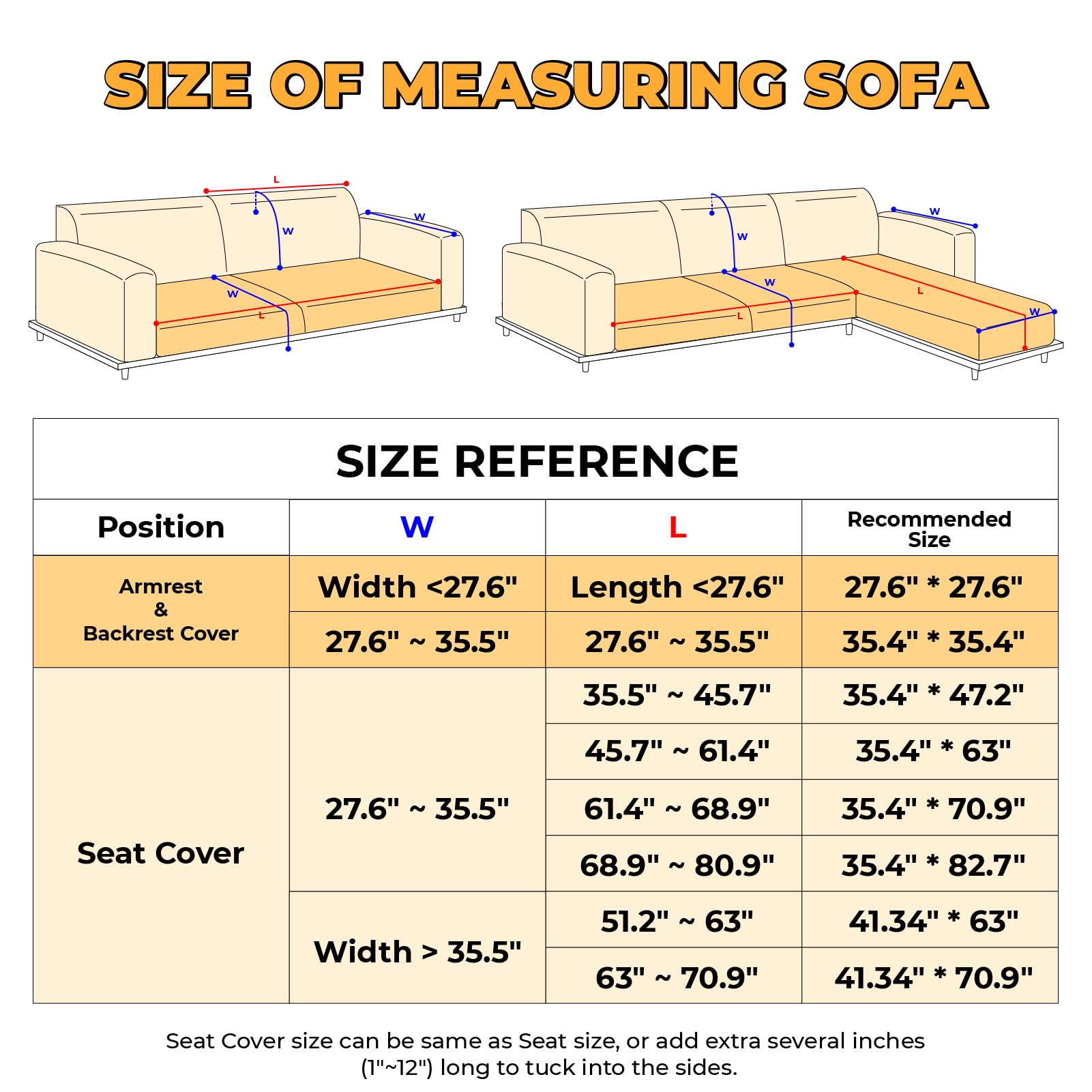 Washable Plush Pet Sofa Cover for Dogs & Cats - Non-Slip Herringbone Couch Protector 35.4