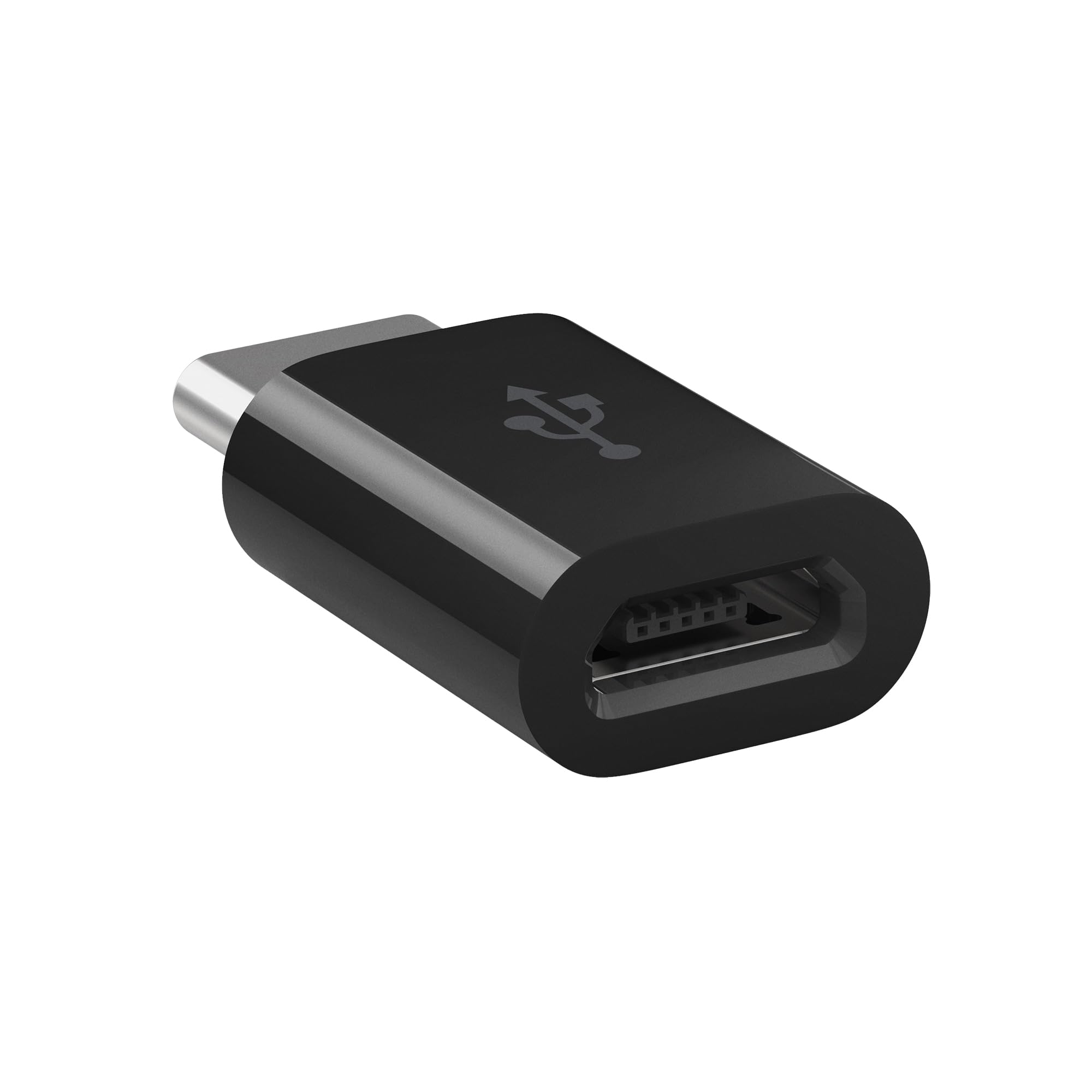 Belkin USB Type C to Micro USB Adapter - 5V/2.4A Fast Charging, 12W Power Delivery, USB 2.0 Compatible - USB-IF Certified, Compact & Portable Design - Perfect for Smartphones, Tablets, and Other USB Devices