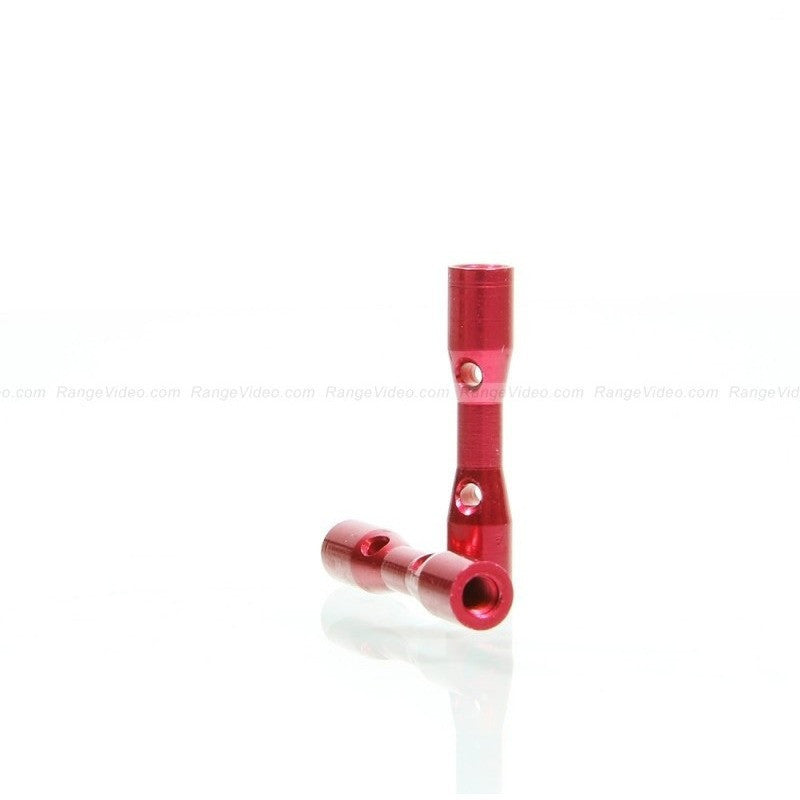 Stainless Steel M3 x 0.5 x 25mm Female-Female Hex Standoff Spacer - Red (2 Pack) - Perfect for PCB Mounting, Electronics Projects & DIY Enclosures