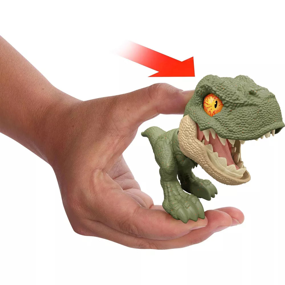 Jurassic World Mighty Little Biters T-Rex Dinosaur Toy - JDC39 Collectible Action Figure for Kids | Perfect for Playtime, Dinosaur Themed Parties & Jurassic World Collections