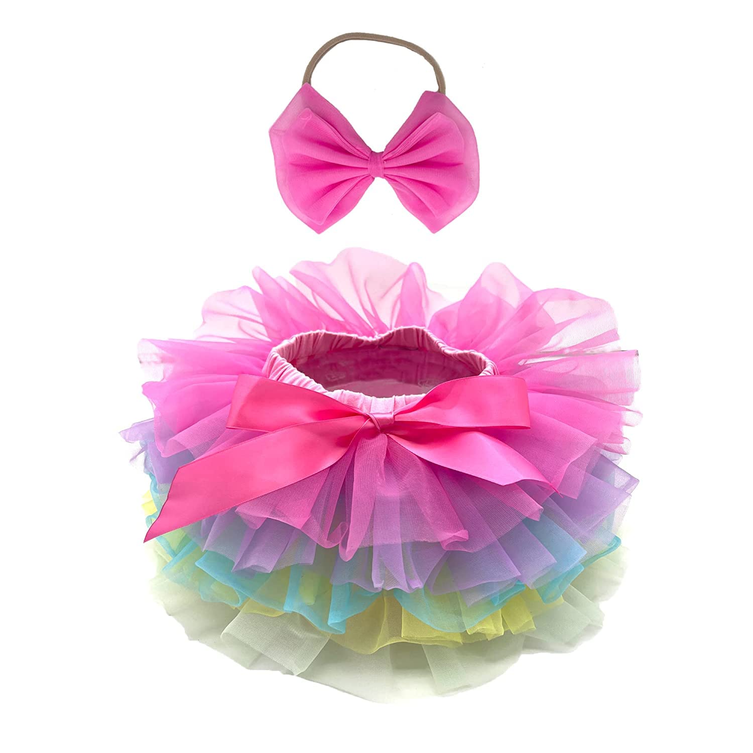Unicorn Birthday Dress for Girls - Tutu Dress with Headband & Pleated Skirt | Toddler Unicorn Outfit for Birthday Parties, Photo Shoots & Special Occasions (Unicorn Print 3)