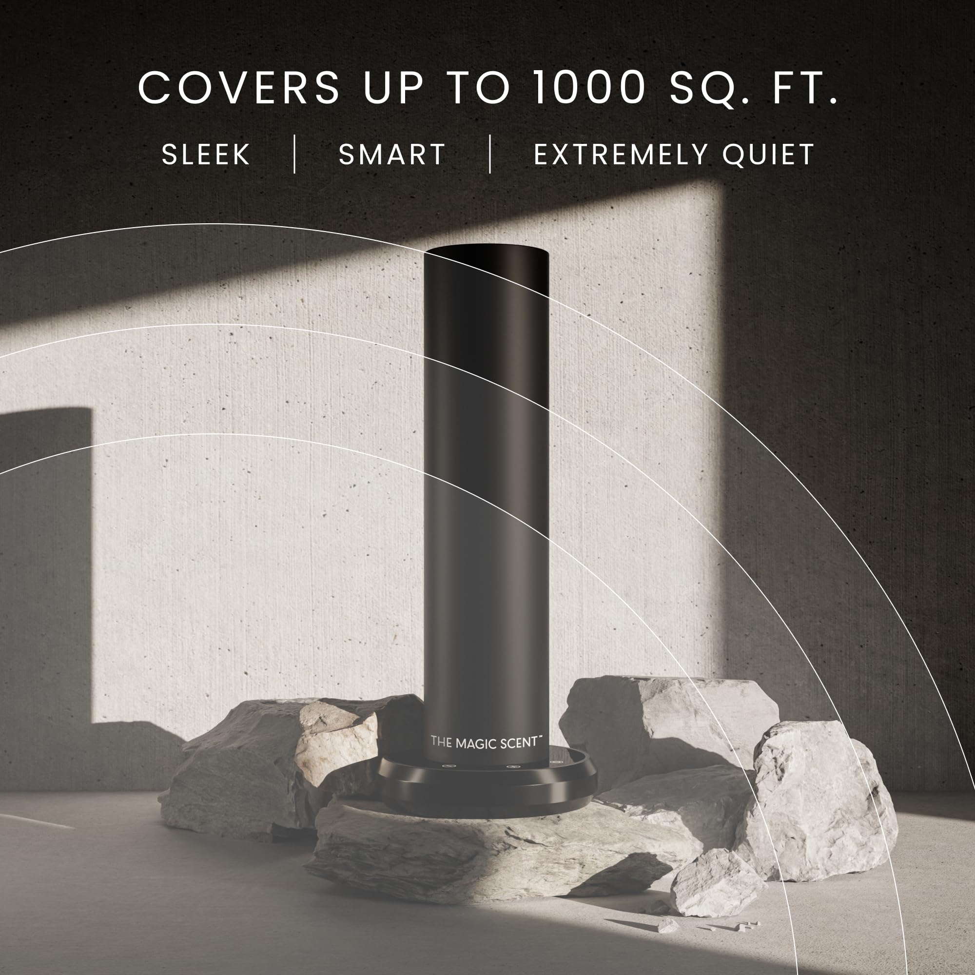 Premium Bluetooth Essential Oil Diffuser - Smart Ultra-Quiet Aromatherapy Device for Home, Office & Hotel - Waterless Cold-Air Technology with Programmable Timer - Includes Free Aroma Oils (Perfect for Relaxation, Yoga, Spa & Sleep Therapy)