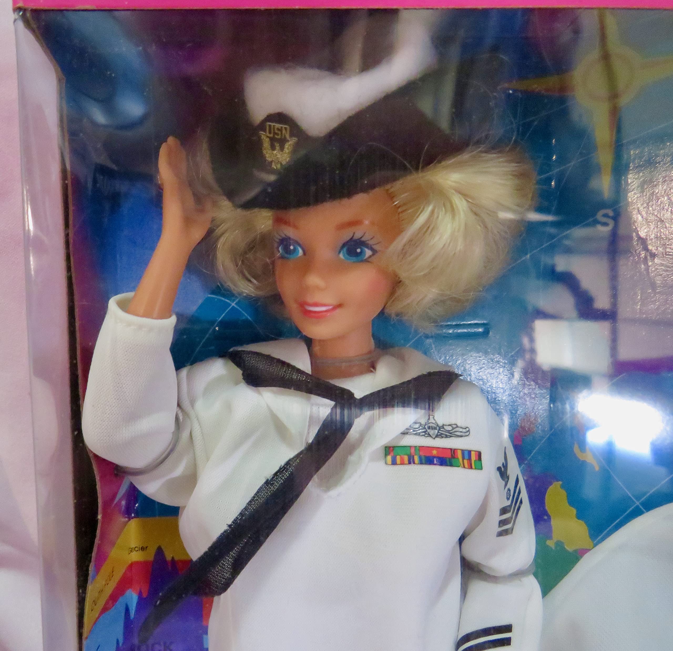 Barbie Star 'N' Strips Navy Blue Doll - Official Mattel Fashion Doll with Patriotic Outfit - Perfect for Collectors, Gifts & Playtime Scenes