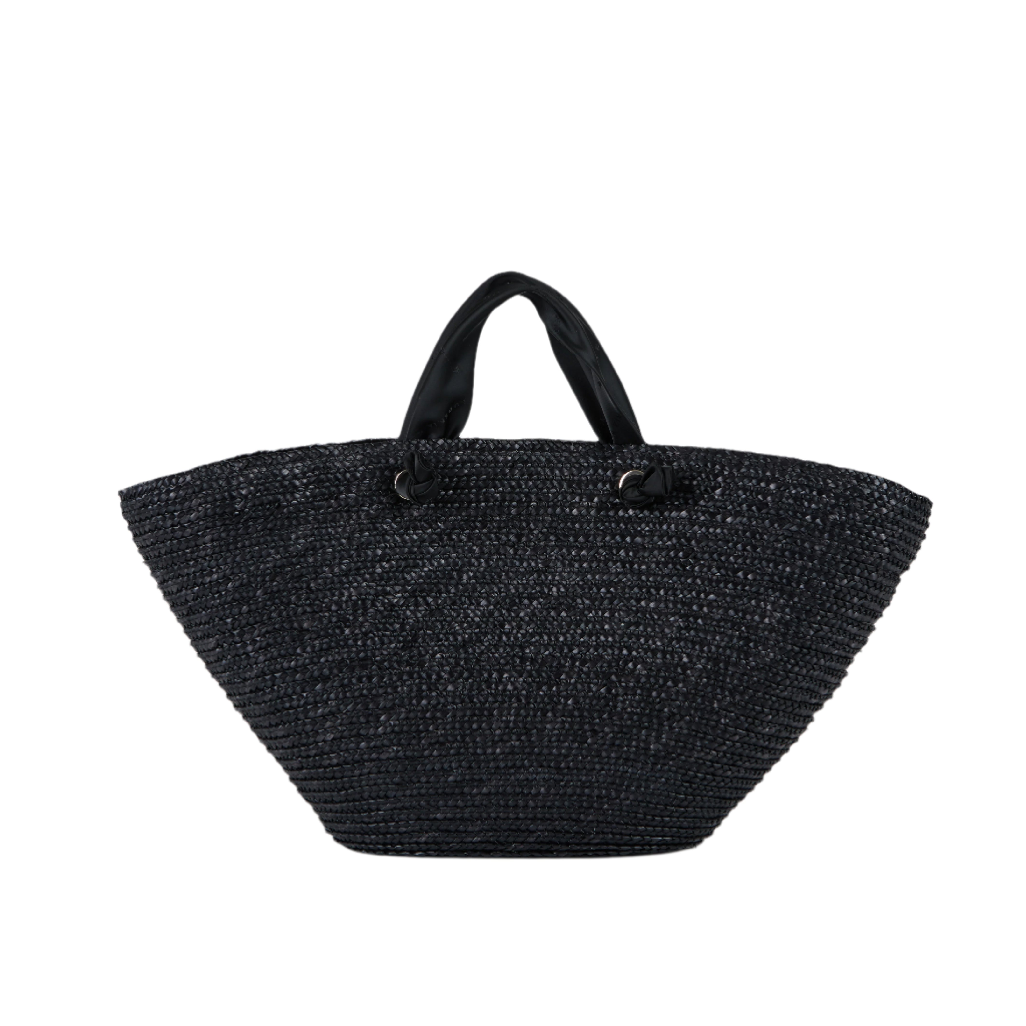 Carlotta Straw Bag - Handwoven Natural Wicker Tote for Women - Perfect for Beach, Picnic, Shopping & Summer Outfits