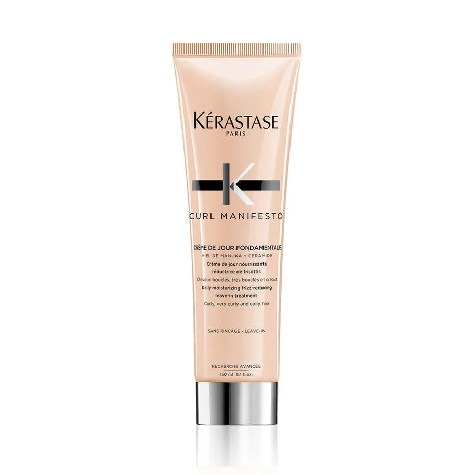 Curl Manifesto Crème De Jour Fondamentale Hair Cream for Curly Hair - Hydrating & Defining Daily Styling Cream for Frizz Control & Shine - Perfect for Natural Curls, Coils & Waves