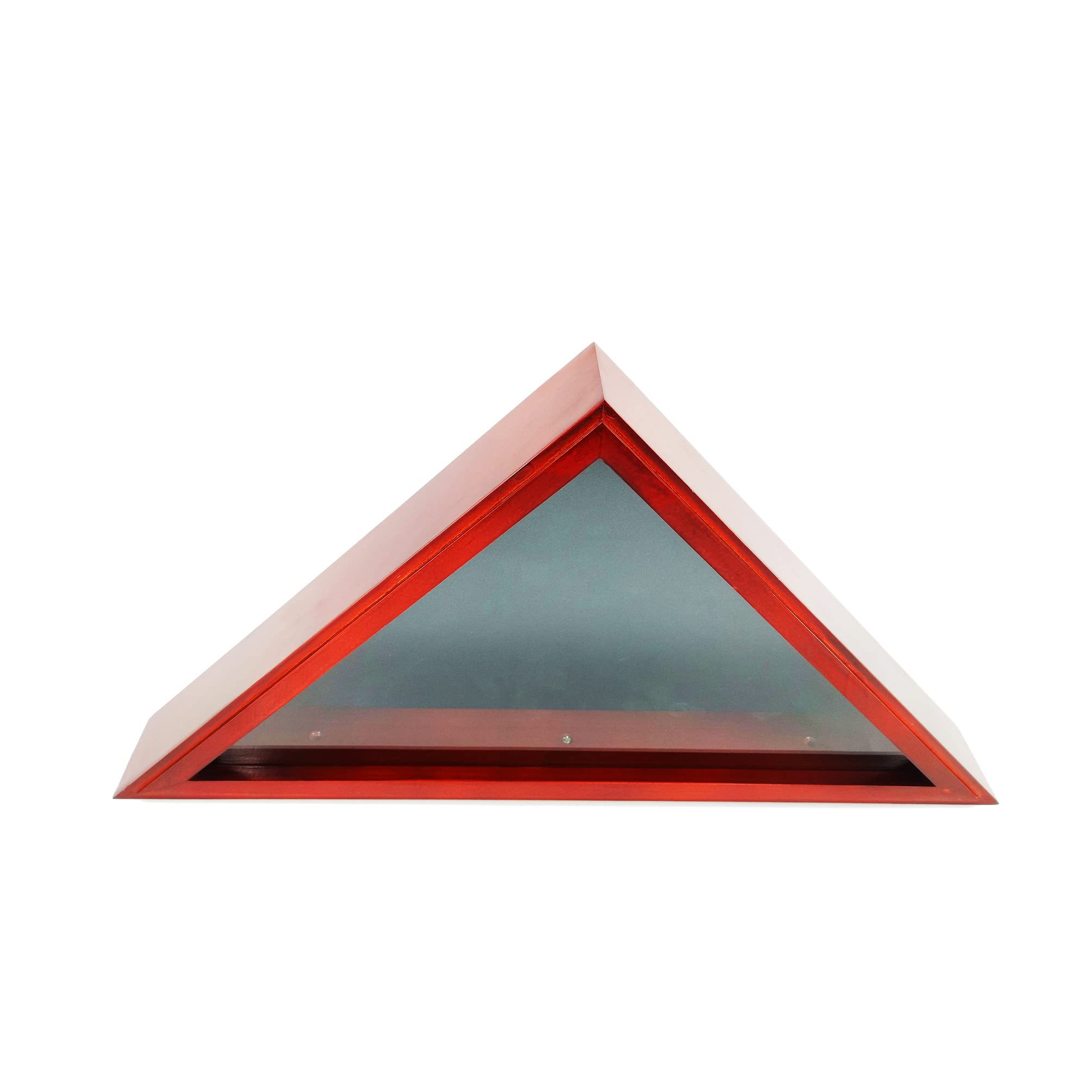 FixtureDisplays® American Flag Shadow Box Display Case - 26x13x3.3