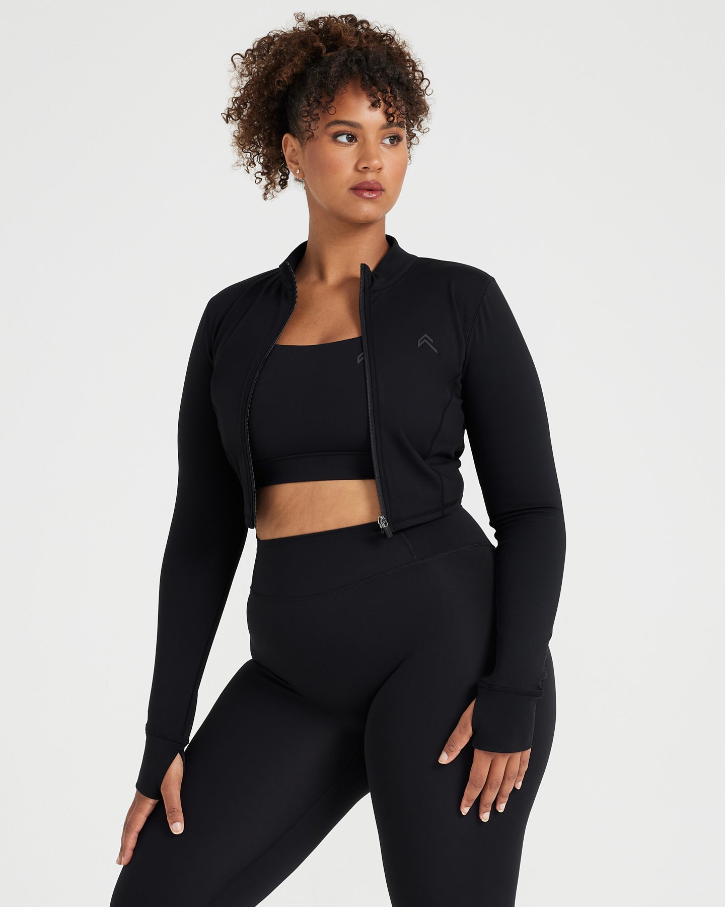 Timeless Black Crop Jacket for Women - Stylish Outerwear for Fall & Spring | Perfect for Casual Outings, Date Nights & Office Wear