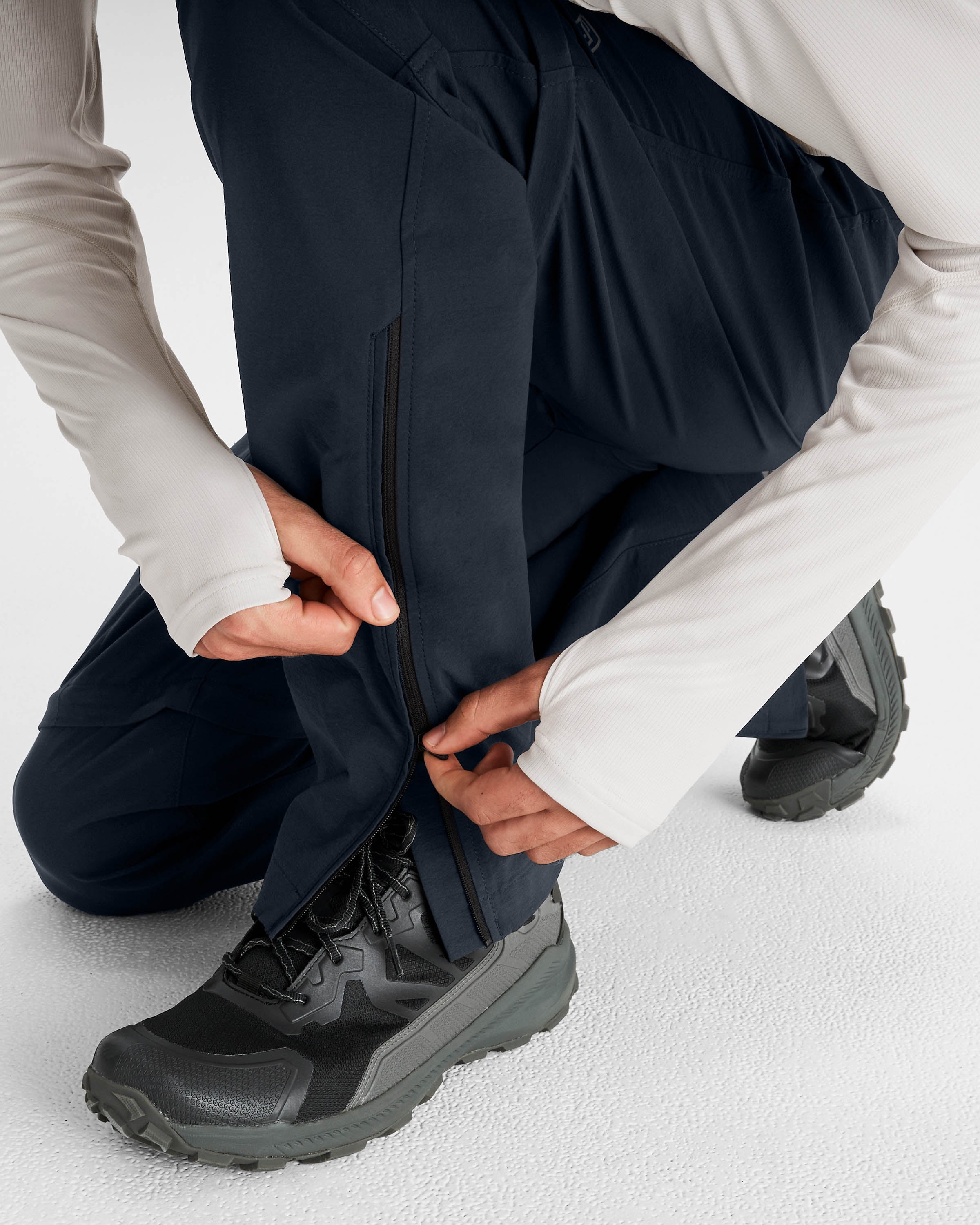 Men's Flinders Convertible Pants - Quick-Dry Hiking & Travel Pants in Pure Navy | Perfect for Outdoor Adventures, Camping & Everyday Wear
