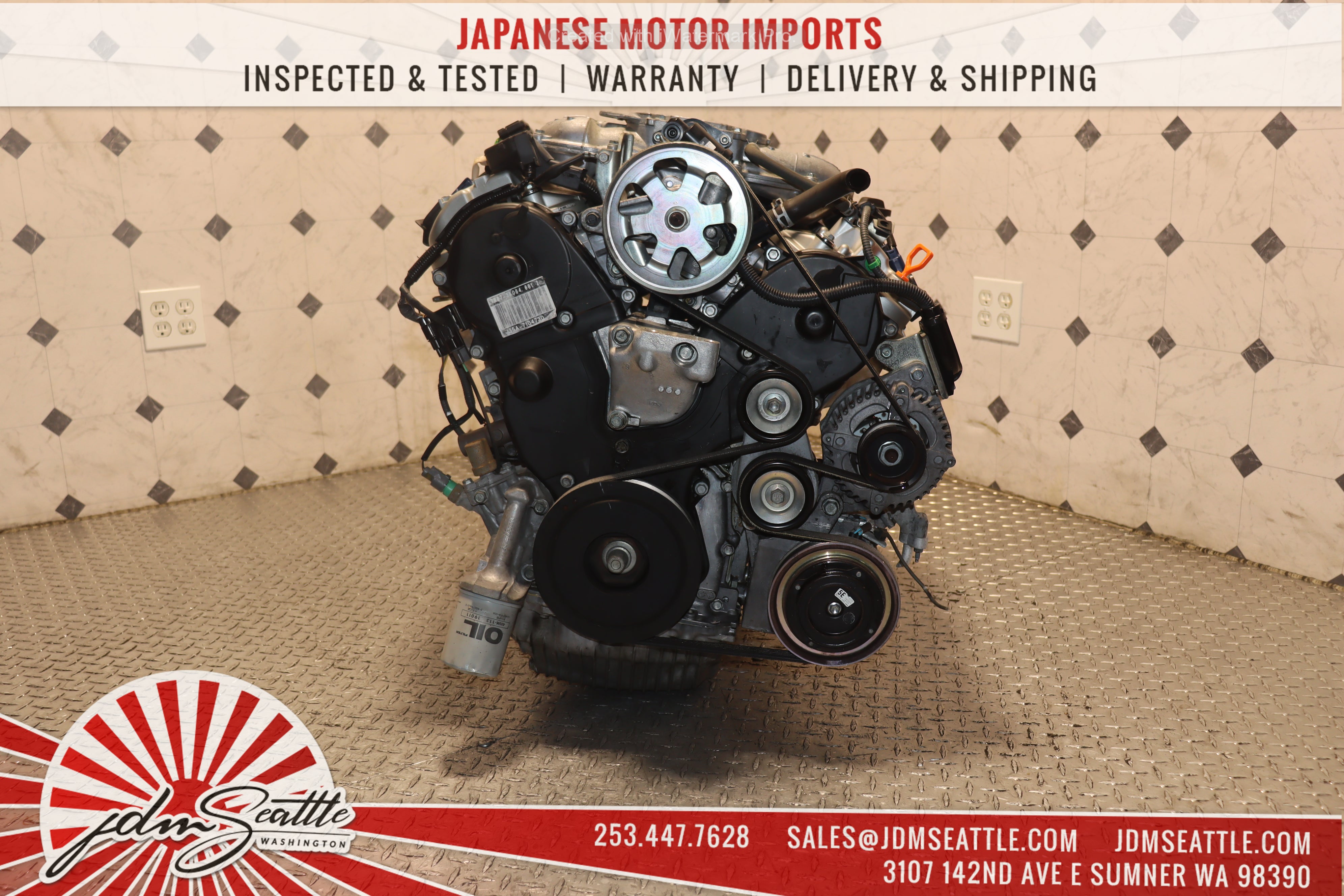 JDM J35A SOHC VTEC 3.5L Engine for 2003-2006 Acura MDX, 2005-2008 Acura RL & 2006-2008 Honda Ridgeline - Replacement Motor for Performance & Reliability
