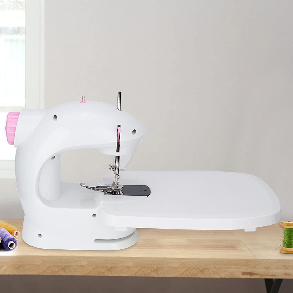 Okuyonic Mini Sewing Machine for Home - Compact & Easy to Use Desktop Sewing Machine with Expansion Station | Perfect for Bedroom Tailoring, DIY Crafts & Quick Clothing Repairs