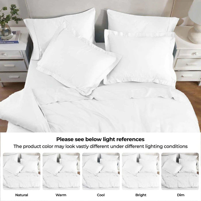 Premium 300 Thread Count Modal Duvet Cover Set - Soft & Breathable Beechwood Fabric - Perfect for Bedroom, Hotel, and Guest Room Comfort