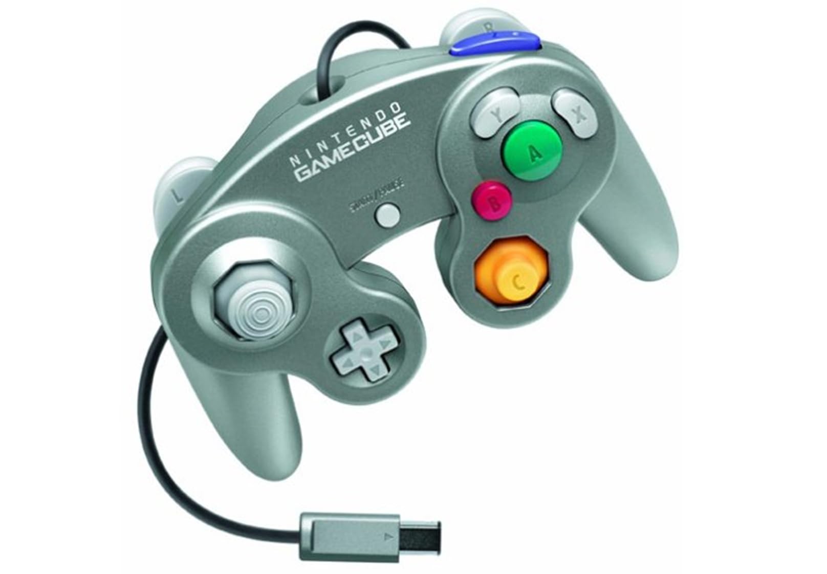 Official Nintendo Classic GameCube Controller - Silver (Japan Import) - Perfect for Super Smash Bros, Mario Kart & Retro Gaming on Switch/Wii/Wii U