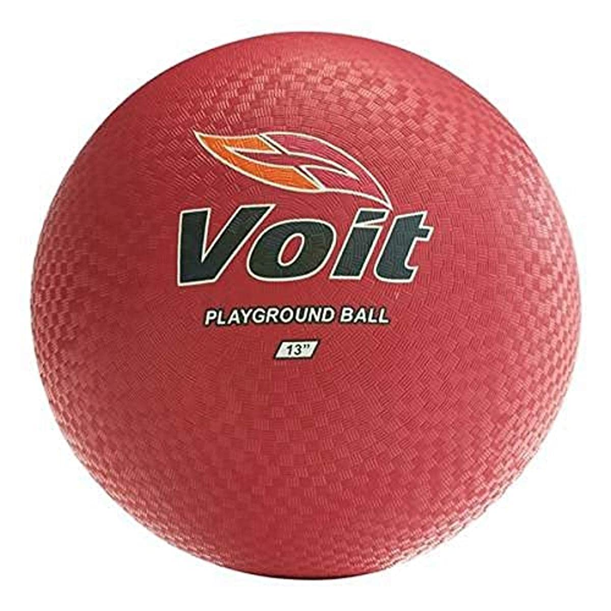 Voit Playground Ball 13-Inch Red - Durable Rubber Kickball for Kids, School PE Class, Outdoor Recess & Backyard Games - Perfect for Dodgeball, Four Square & Playground Activities