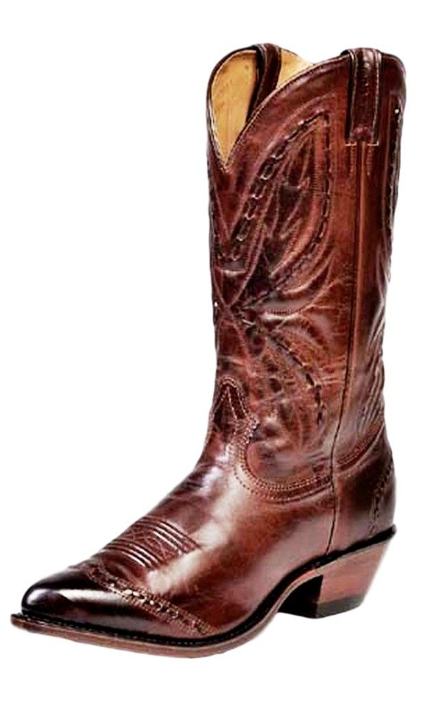 Boulet Men's Ranch Hand Boot - Narrow Medium Toe Work Boots in Ranch Tan - Durable Cowboy Boots for Ranch Work, Riding & Outdoor Activities