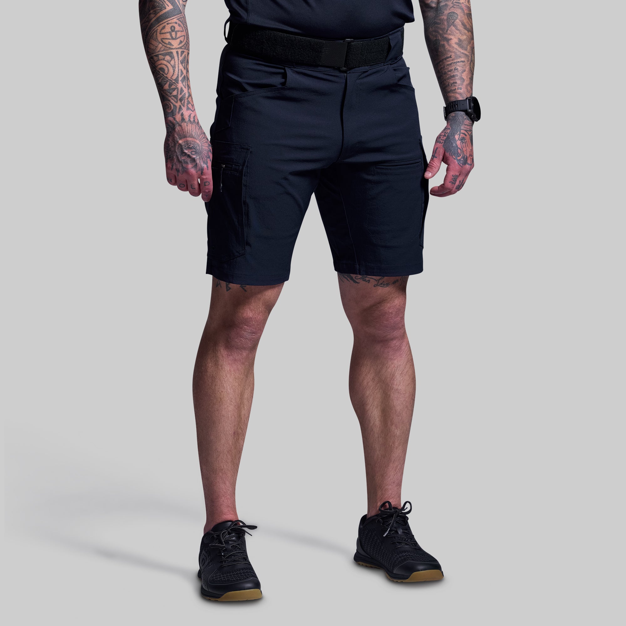 Scout Short (Police Blue) - Tactical Cargo Shorts for Men | Durable & Comfortable Outdoor Workwear | Perfect for Hiking, Camping & Police Duty
