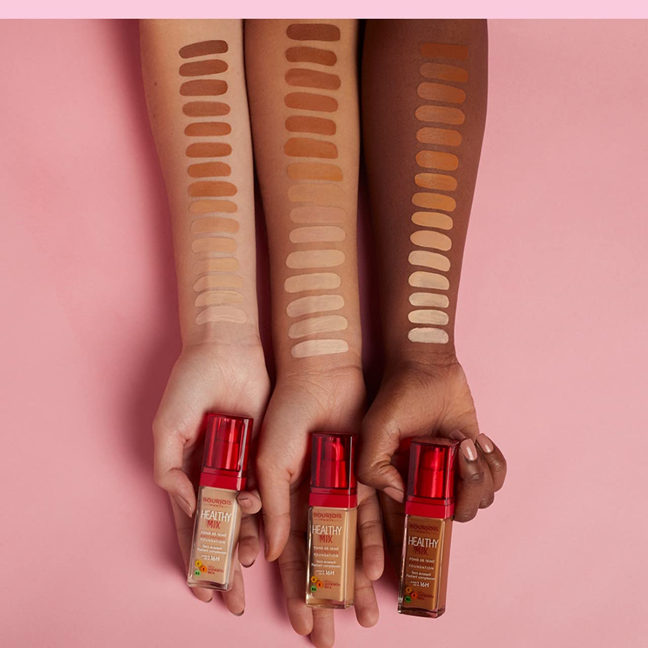 Bourjois Healthy Mix Foundation - Light Bronze 29199601056 | Natural Finish, Hydrating Formula for Flawless Skin | Perfect for Daily Wear & Special Occasions