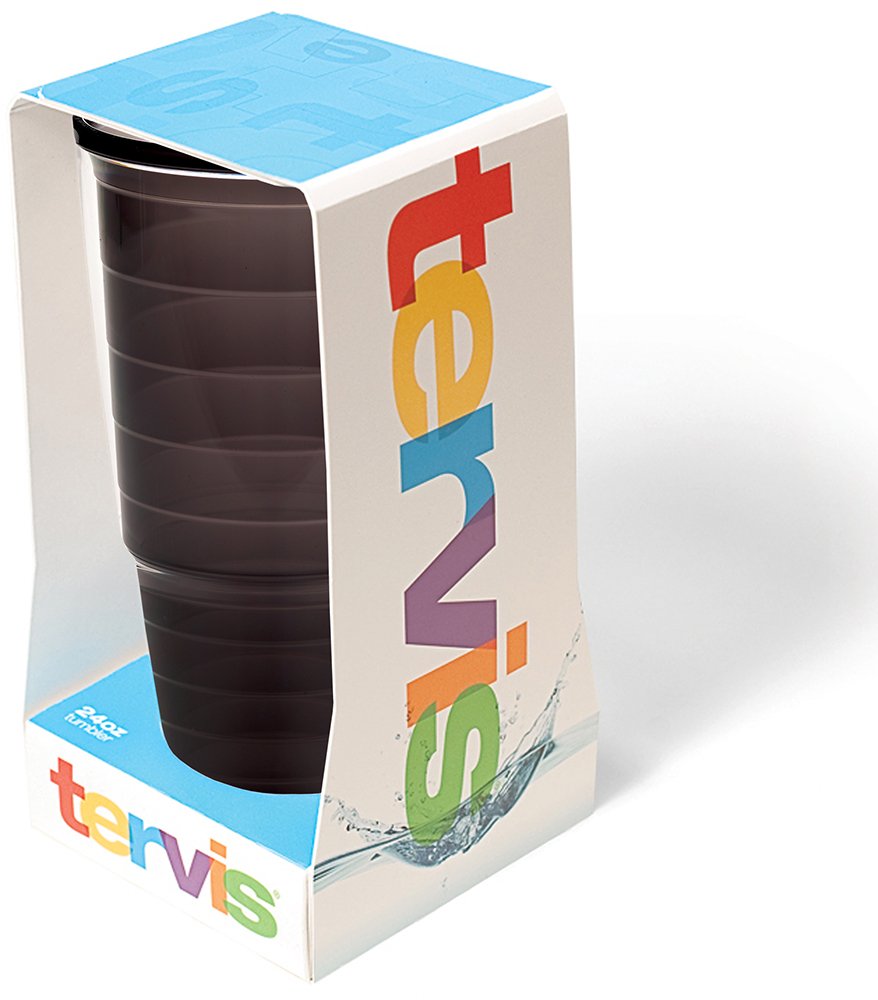 Tervis 24-Ounce Quartz Insulated Tumbler with Lid - Perfect for Hot & Cold Drinks at Home, Office or Travel