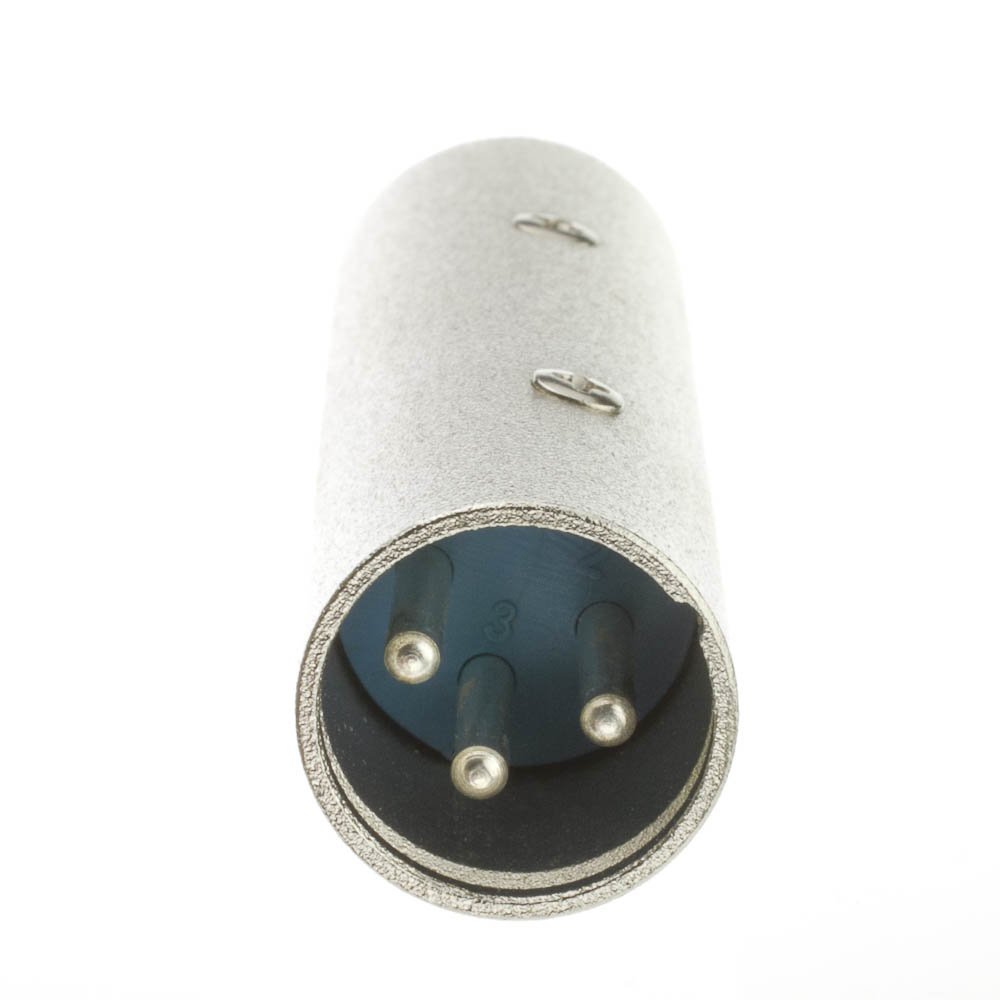 CableWholesale XLR Male to XLR Male Metal Gender Changer Adapter (30MC-03100) - Perfect for Professional Audio Equipment, Studio Recording, and Live Sound Systems